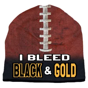 Black And Gold State Pride Beanie