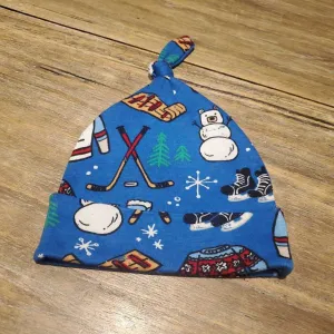 Blue Winter Beanie 12-18m
