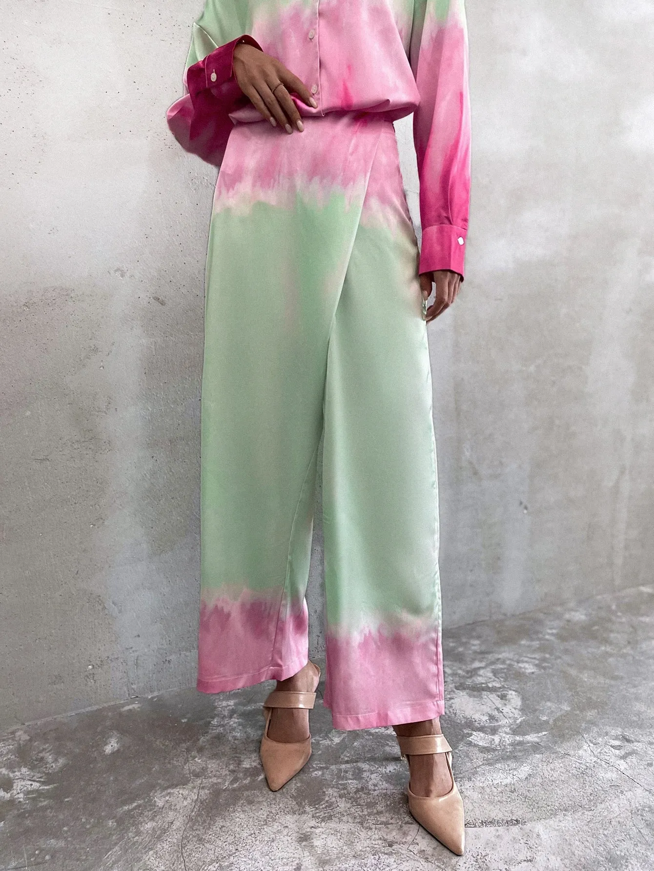 Boho Ombre High Waist Long Women Pants