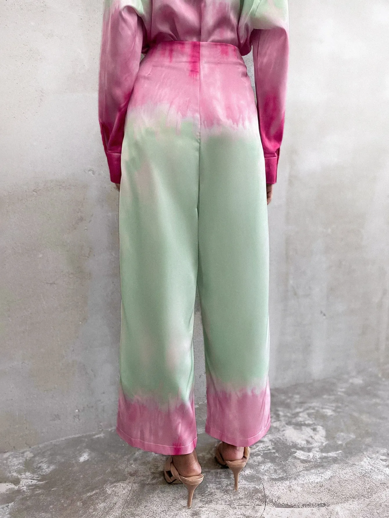 Boho Ombre High Waist Long Women Pants