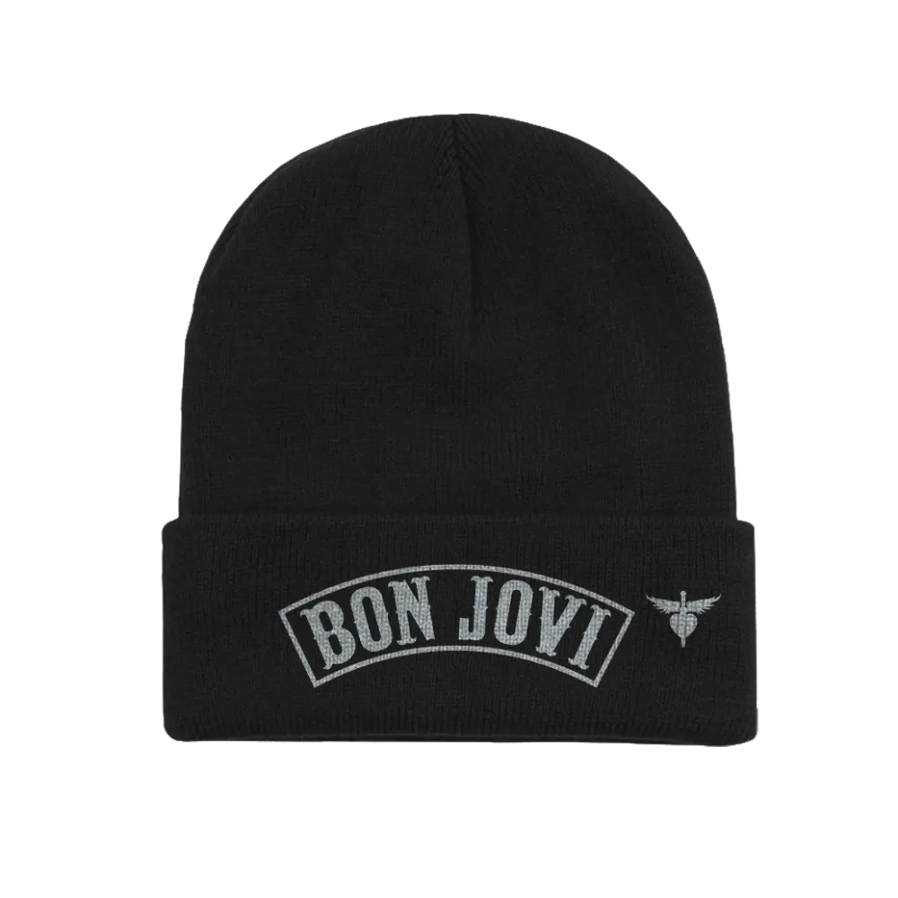 Bon Jovi Black Beanie