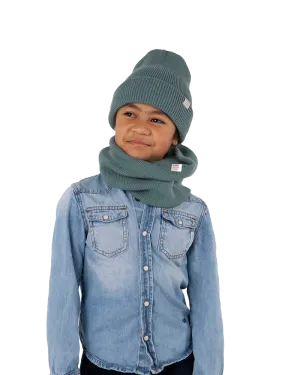 Boys Kinabalu Beanie in Dark Celadon
