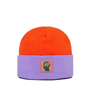 Brain Dead x K2 Standard Polar Fleece Beanie - Orange/Purple