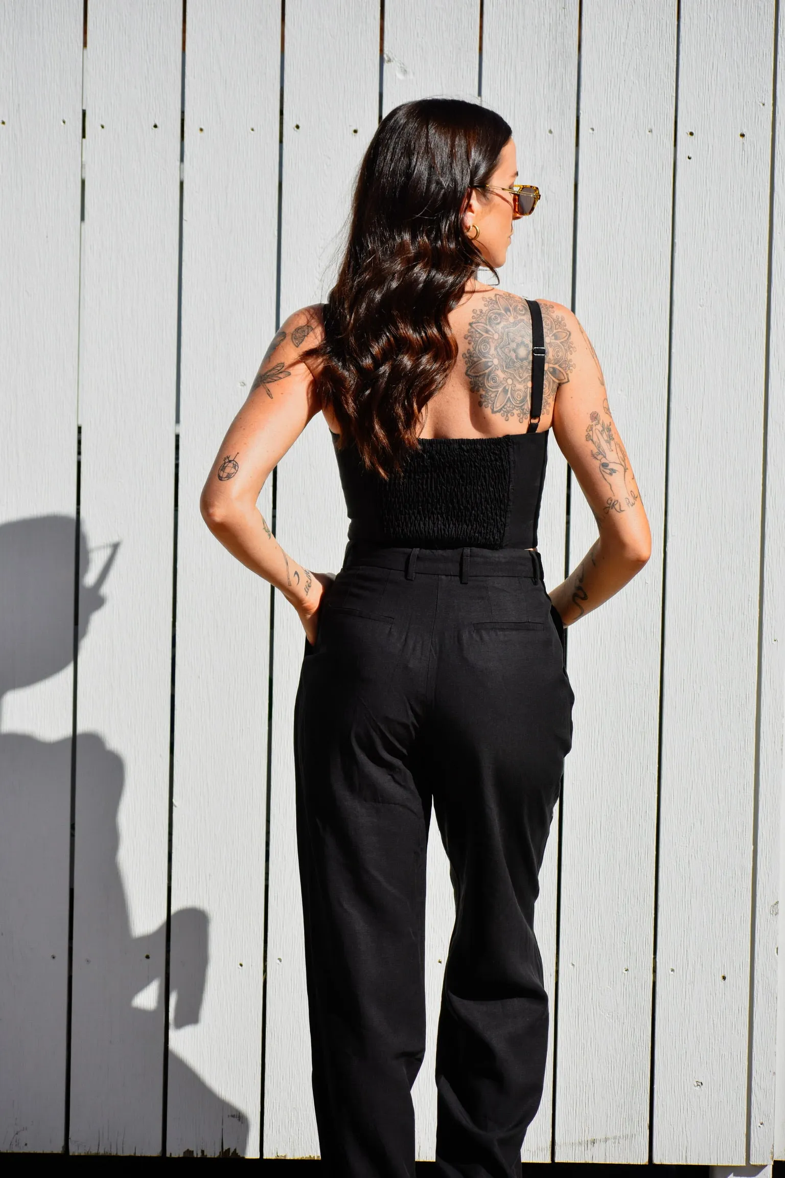 BRIDGET LINEN CAMI