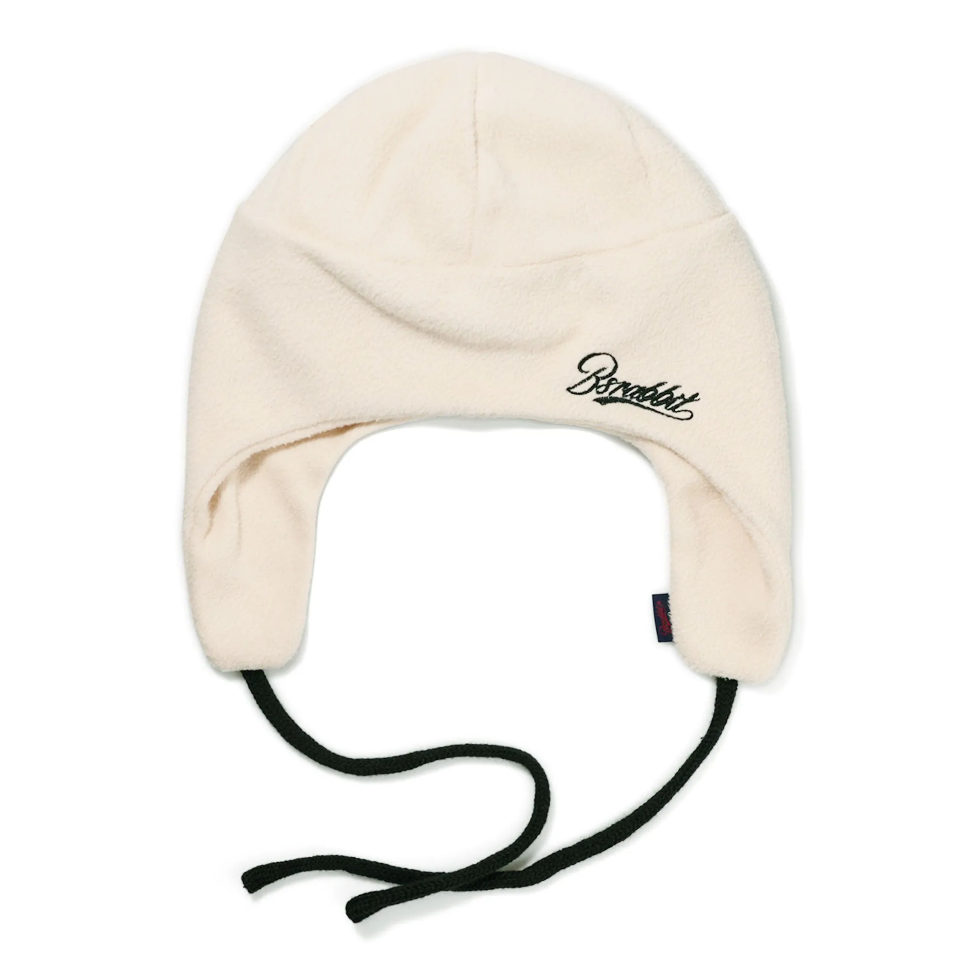 BSRBT WAPPEN FLEECE EARFLAP BEANIE CREAM