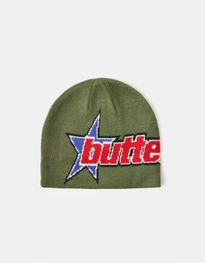 Butter Goods Racer Skully Beanie - Fatigue