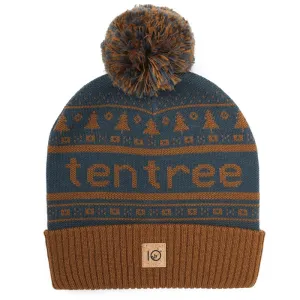 Cabin Beanie (Ocean Blue/Rubber Brown)