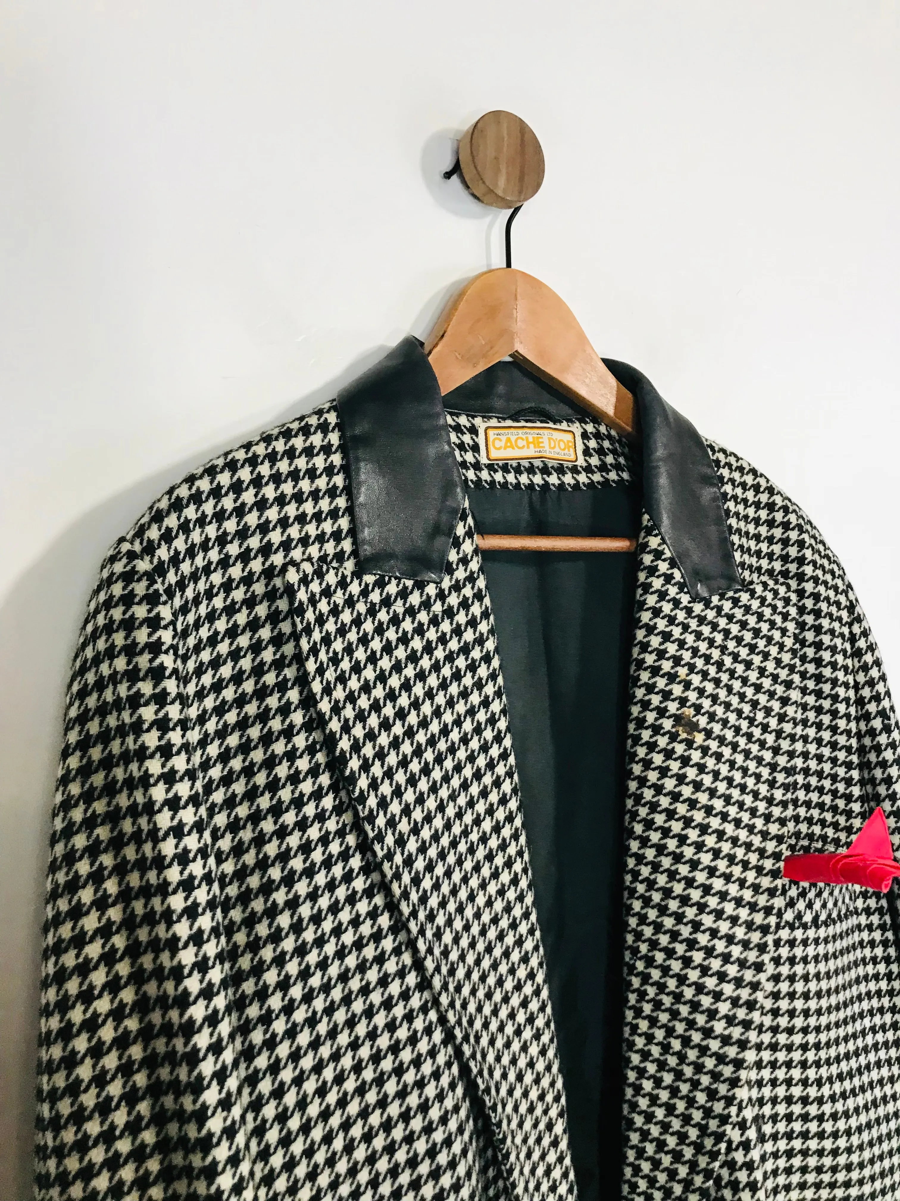 Cache d’Or Women's Smart Vintage Peacoat Coat | UK16 | Multicoloured