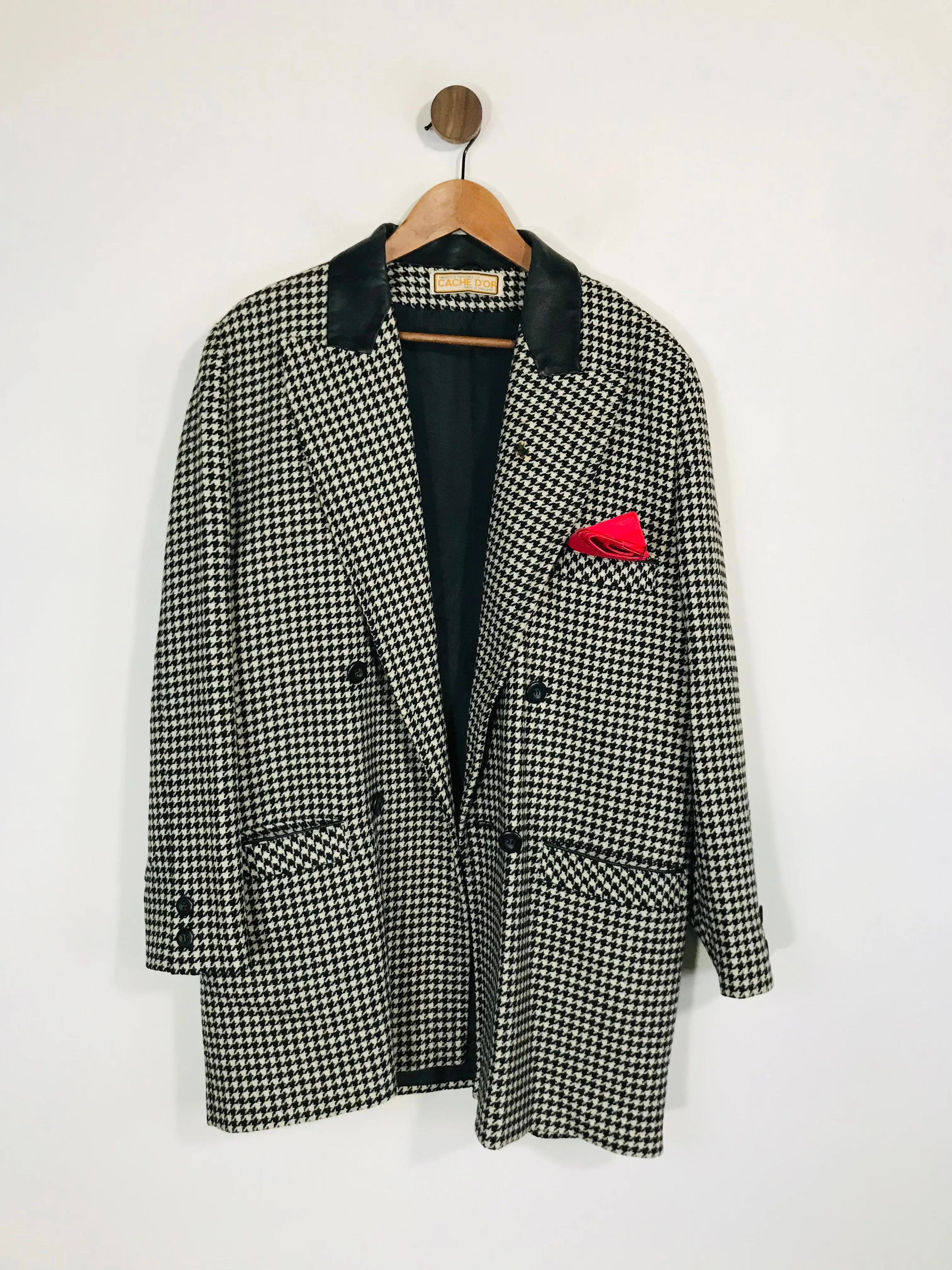 Cache d’Or Women's Smart Vintage Peacoat Coat | UK16 | Multicoloured