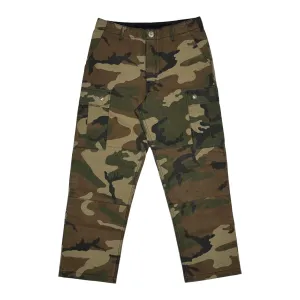 Camo Cargo Cross Patch Pants