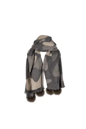 Camo Scarf - Grey