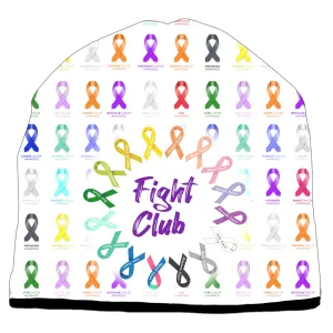 Cancer Fight Club White Beanie