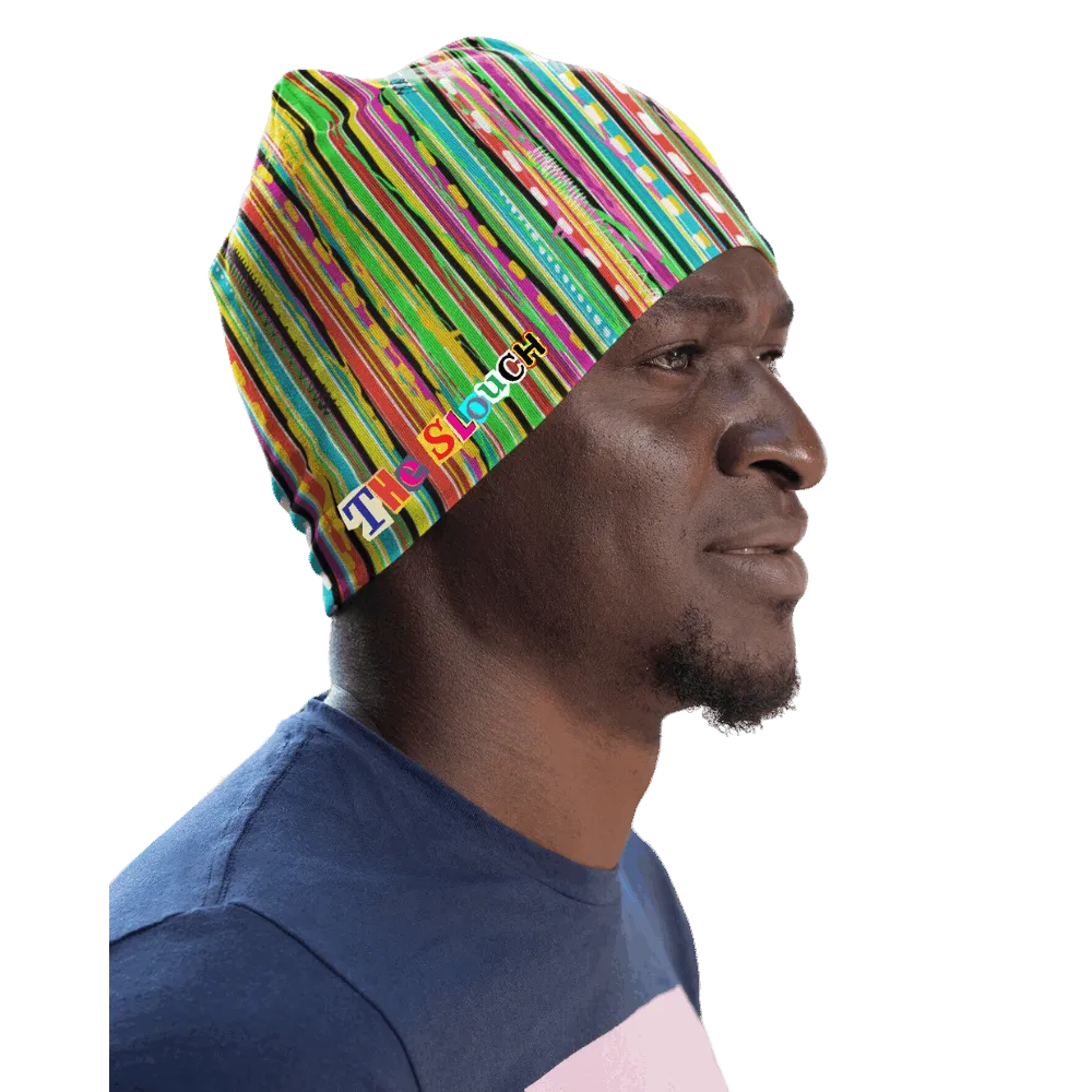 Candy Stripe Slouch Hat