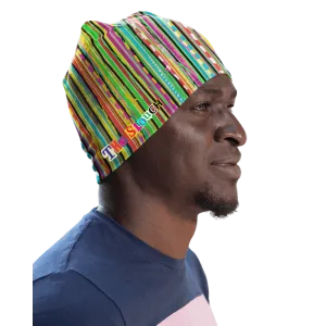 Candy Stripe Slouch Hat