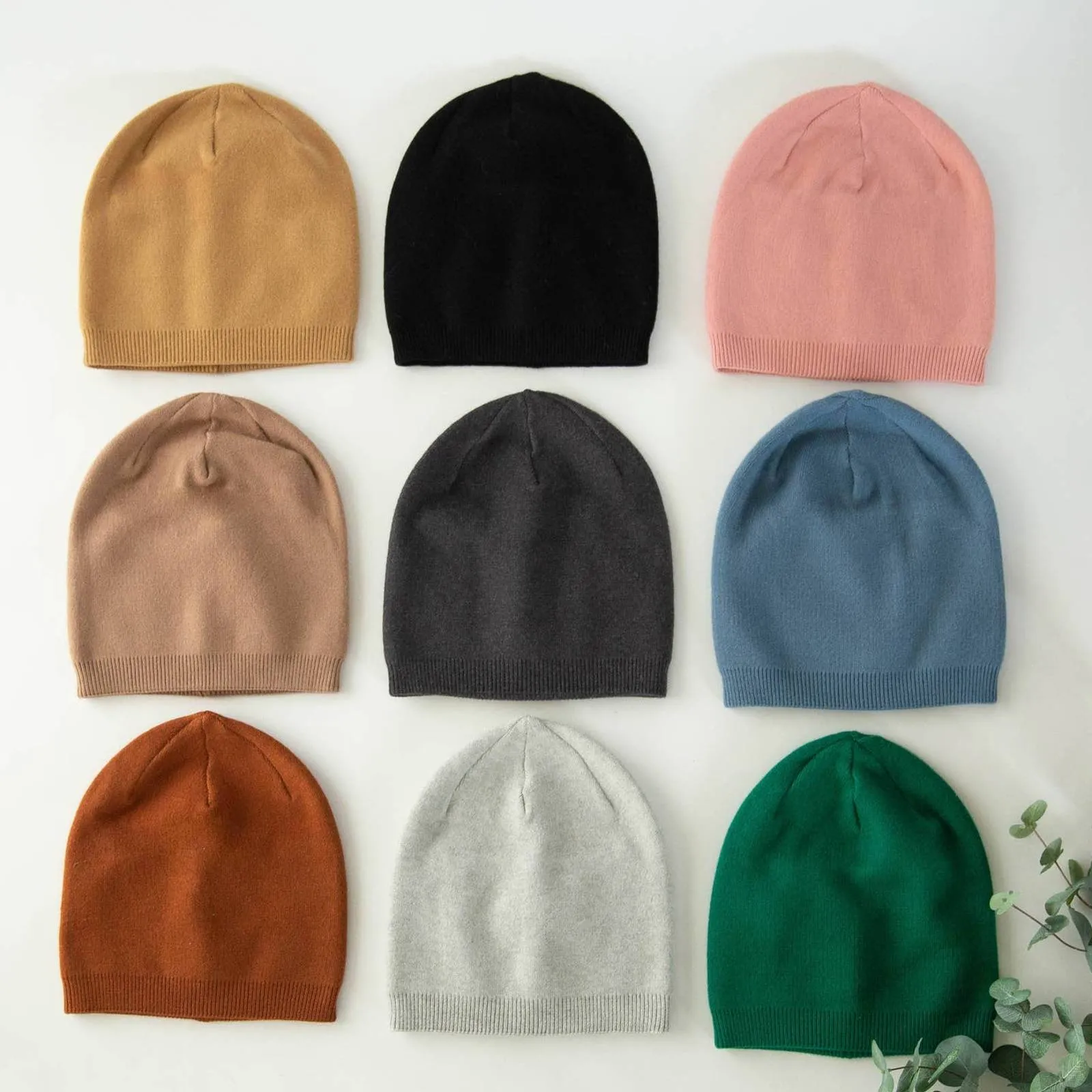 Caramel Tan Cashmere Blend Beanie