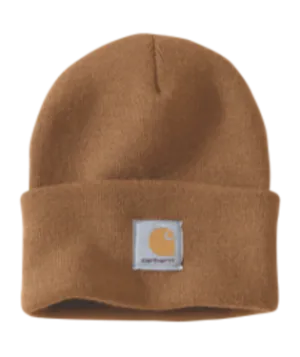 Carhartt A18-BRN Carhartt Brown Knit Cuffed Beanie