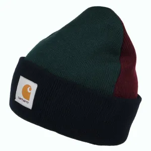 Carhartt WIP Hats Triple Beanie Hat - Navy-Green-Wine
