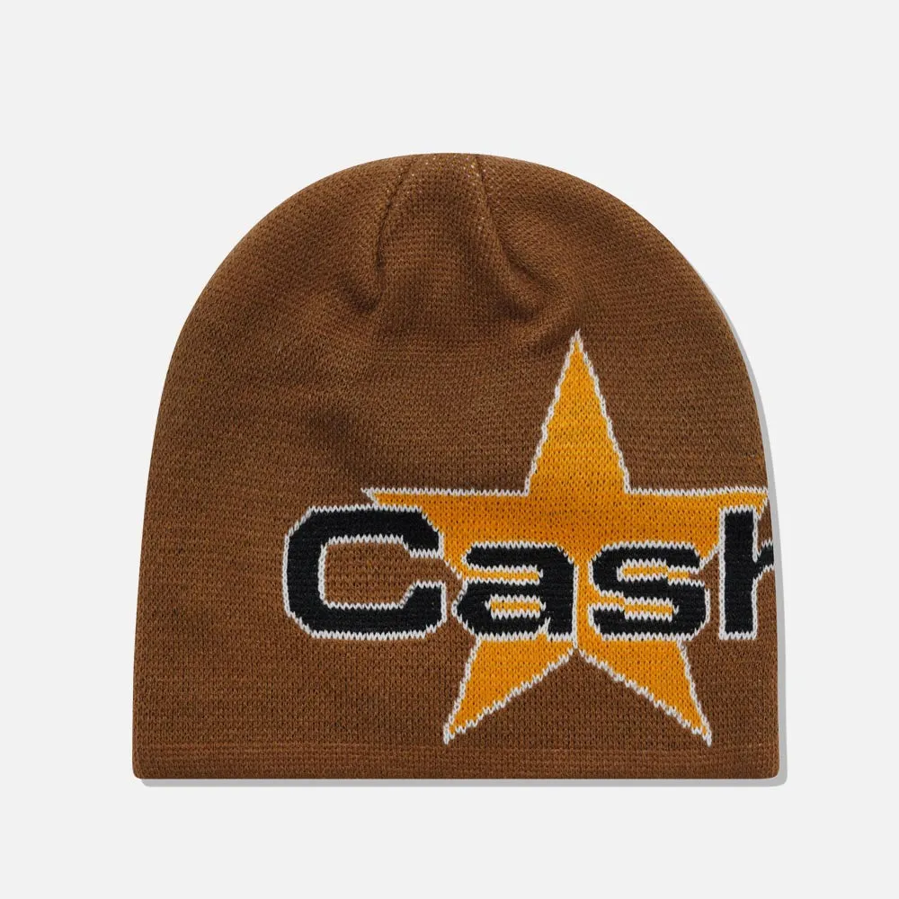Cash Only - Outfield Skull Beanie - Brown