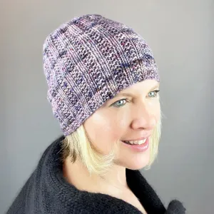 Cashmere Broken Rib Beanie Knitting Kit | Jade Sapphire Zageo Cashmere & Knitting Pattern (#392)