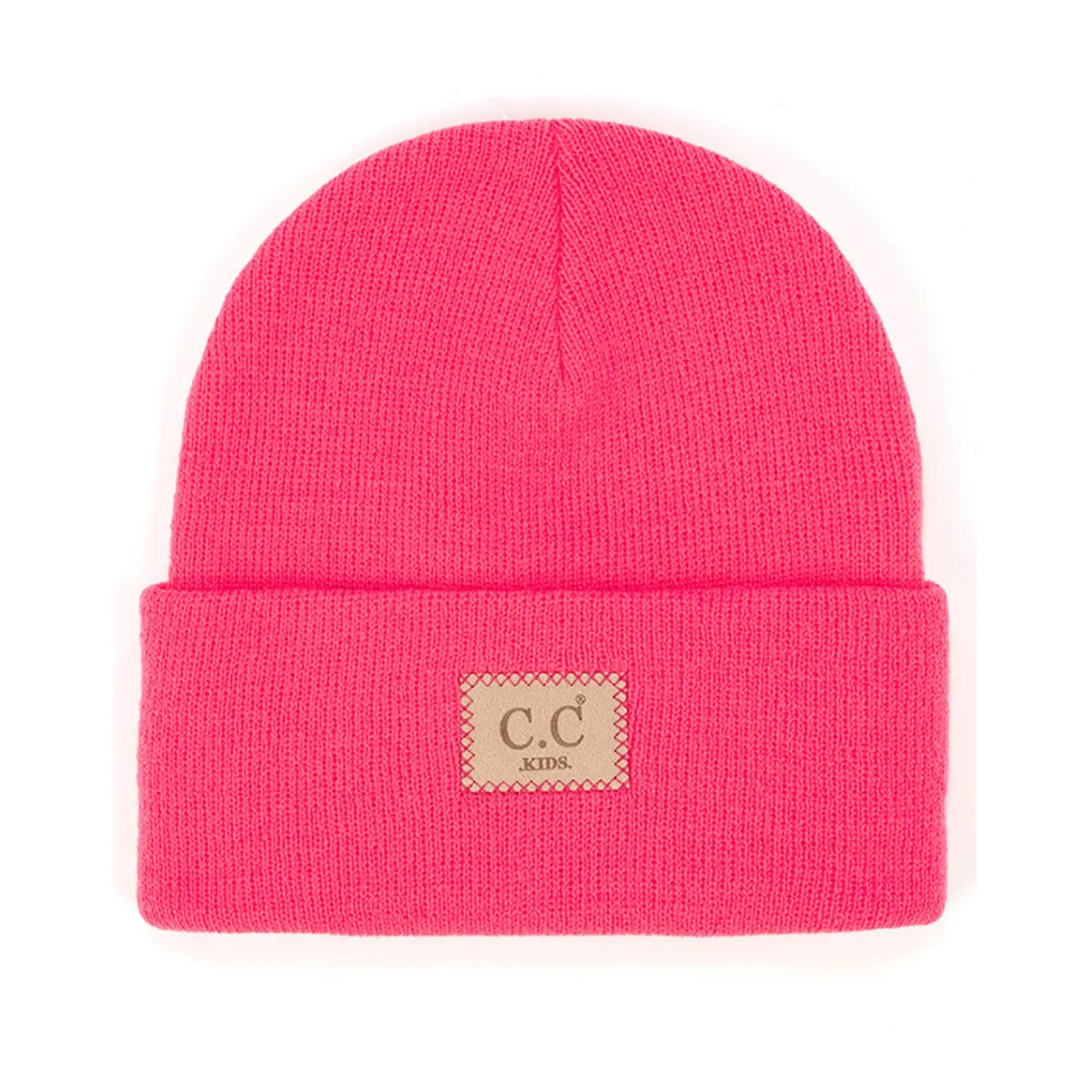 C.C Beanie Ribbed Winter Hat - Kids