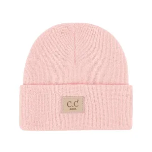 C.C Beanie Ribbed Winter Hat - Kids