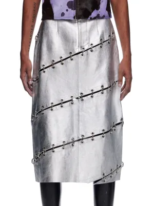 Chainlock Pencil Skirt