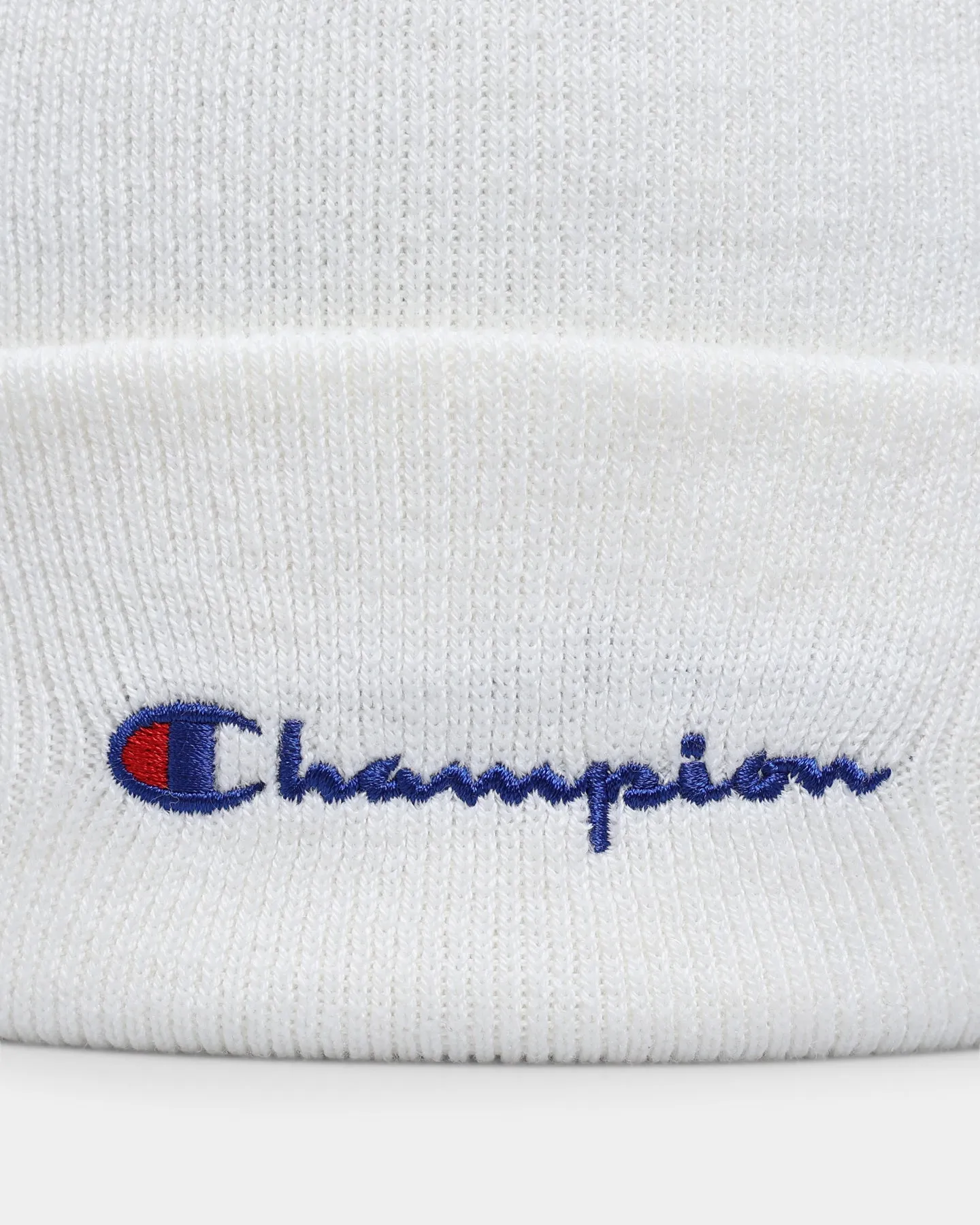 Champion Script Beanie White
