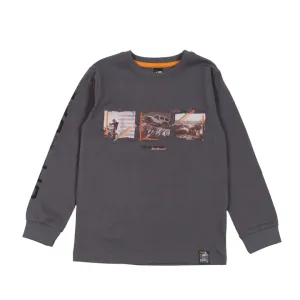 Charcoal Noruk Long Sleeve Tee - Select Size