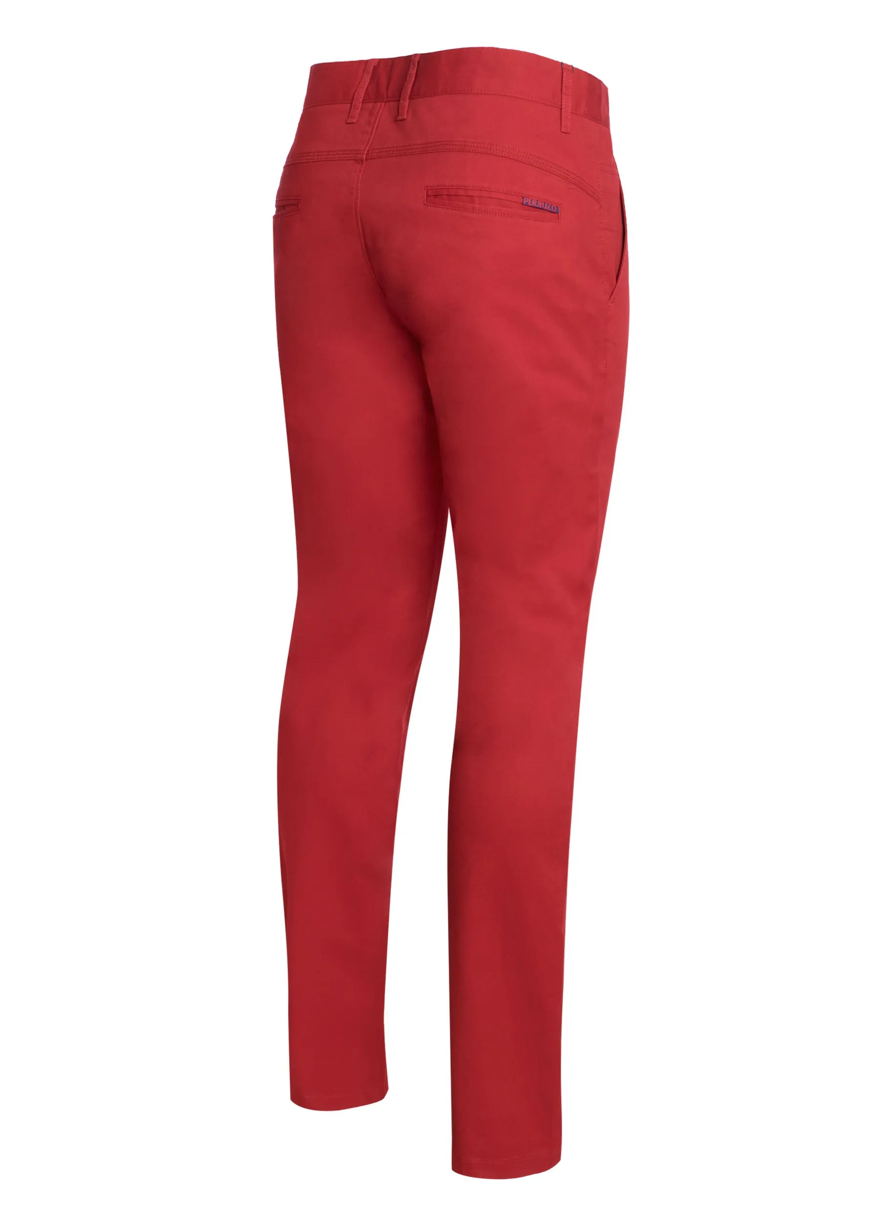 Chinos Cotton Stretch in Burnt Red