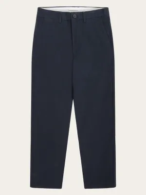 CHUCK regular flannel chino pants - Night Sky