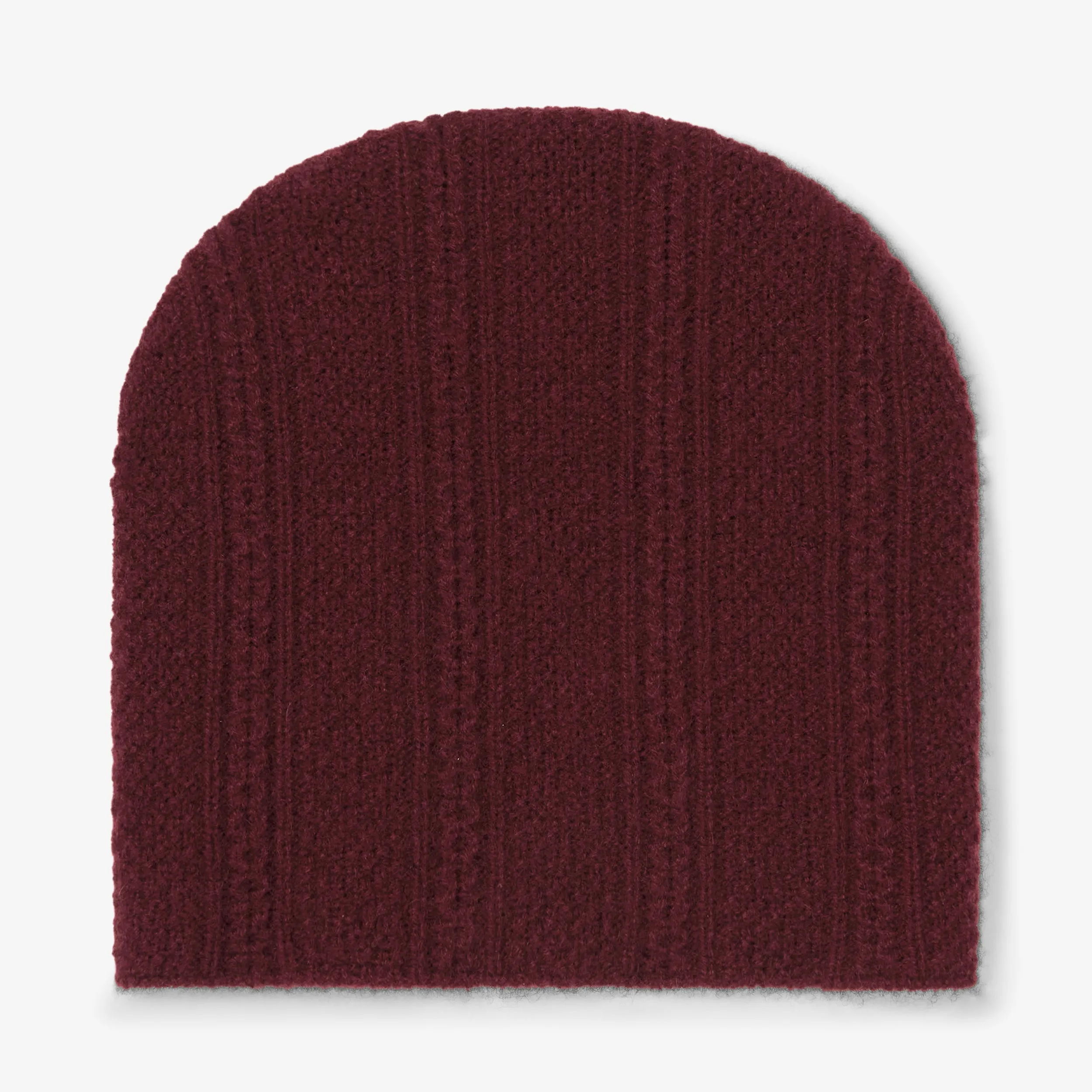 Circle Cable Beanie - Cashmere :: Chianti