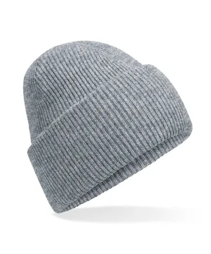 Classic engineered deep-cuffed beanie | Ash