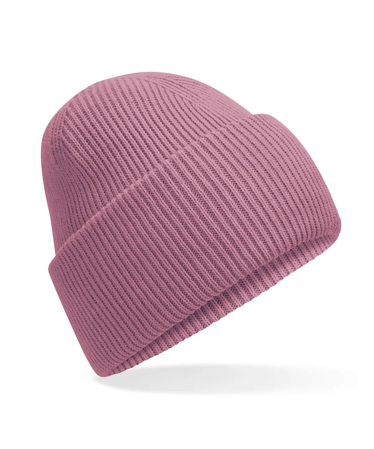Classic engineered deep-cuffed beanie | Dusty Purple