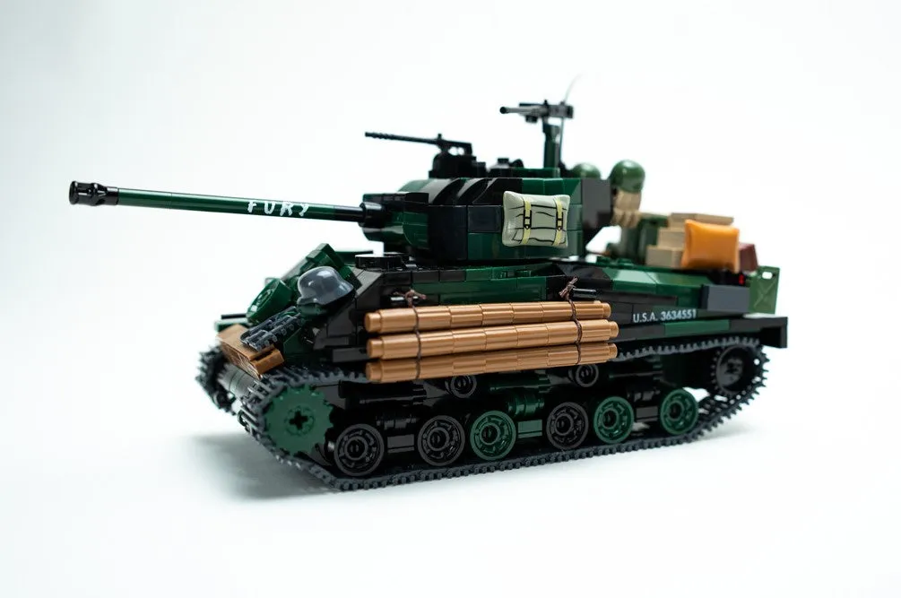 Cobi 1/35 Scale Sherman M4A2E8 (76) W "Fury" Tank Museum Exclusive