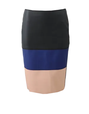 Color Block Pencil Skirt