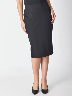 COLOUR BLOCK PENCIL SKIRT - Black 28208 - sw