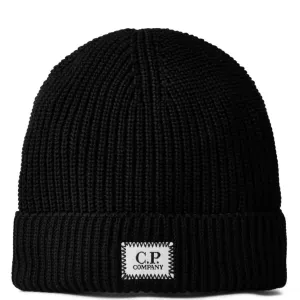 CP Company Black Beanie