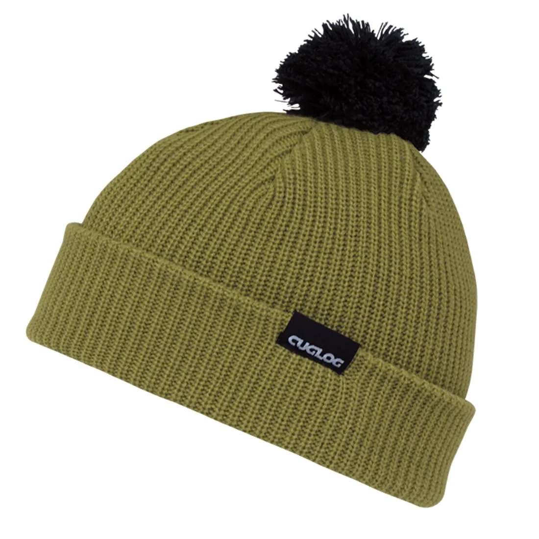 Cuglog K002 Sailor Watch Rib Cuffed Knit Pom Beanies Hat Winter Ski Caps