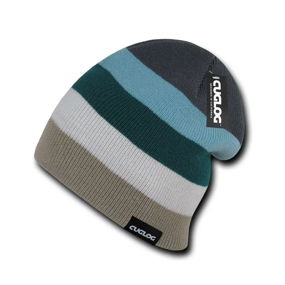 Cuglog Rushmore Colorful Colorful Stripped Beanies Winter Caps Hats