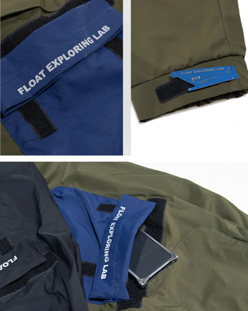 Cyberpunk Wing Shape Functional Woven Cargo Pants