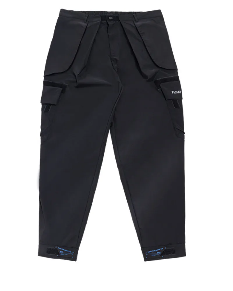 Cyberpunk Wing Shape Functional Woven Cargo Pants