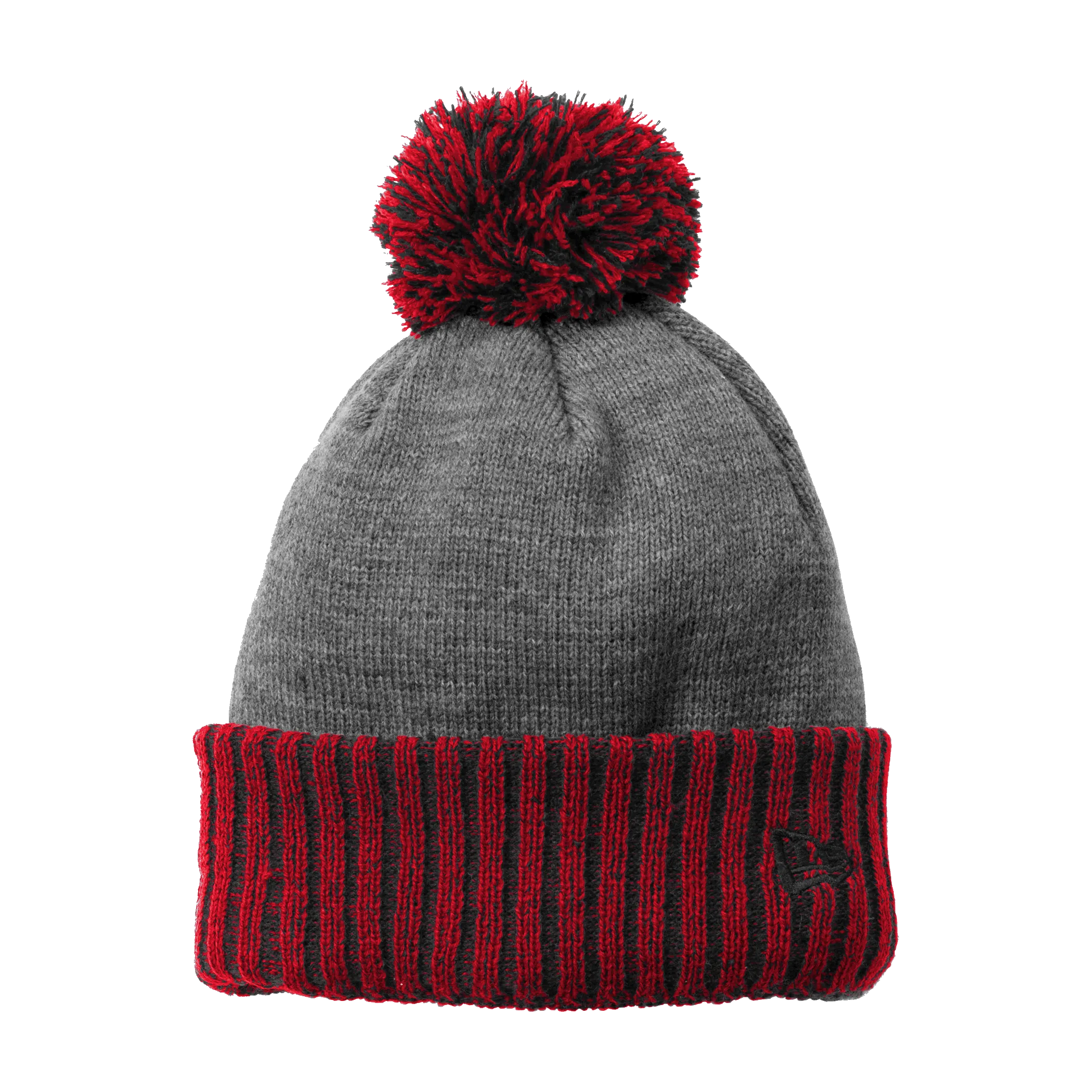 D1879 Colorblock Cuffed Beanie