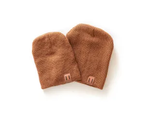 Daddy & Me Dude Beanie in Cognac *Sold Separately*