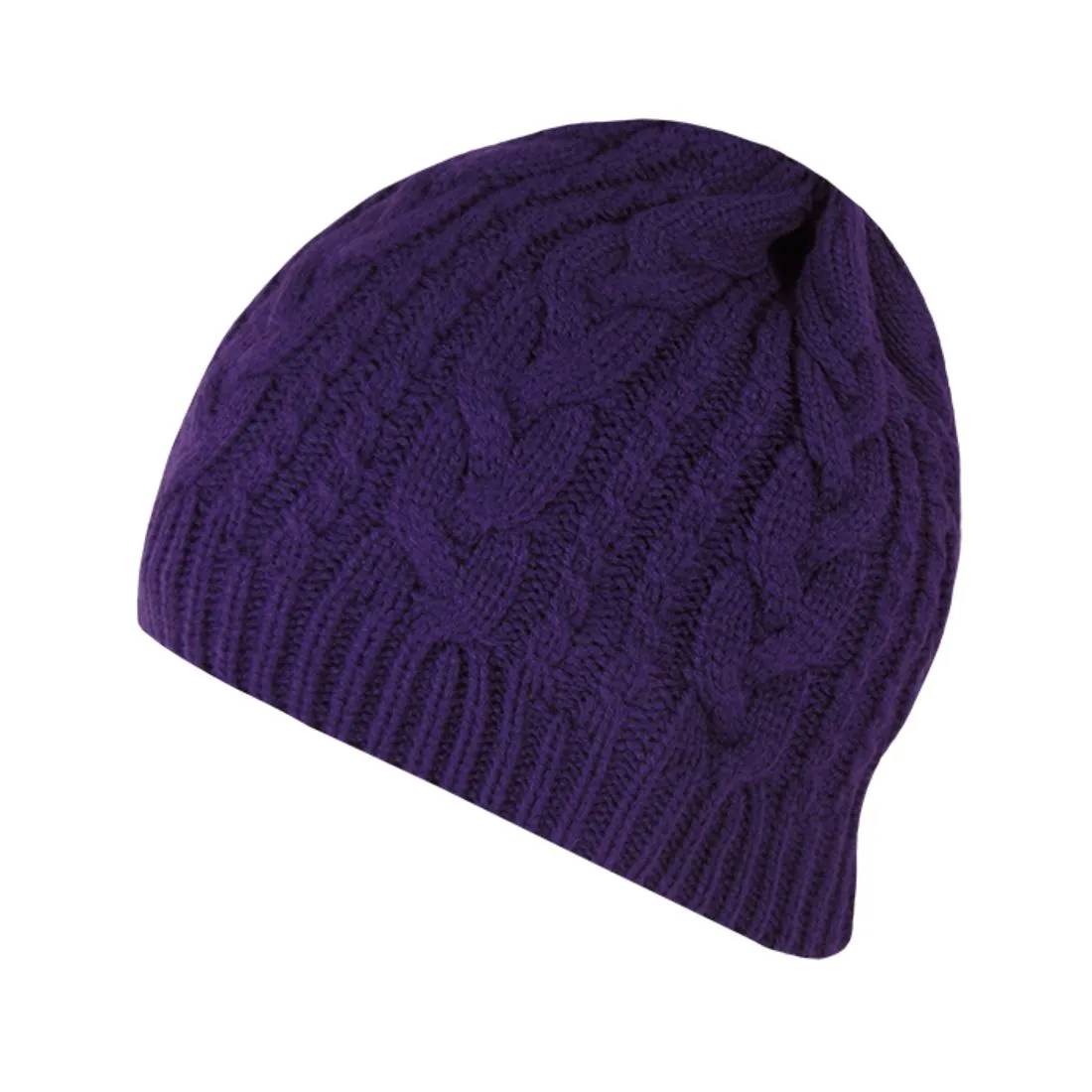 Decky 634 Braided Knit Beanie Hats Soft Stretchy Beanies Ski Winter Warm Caps