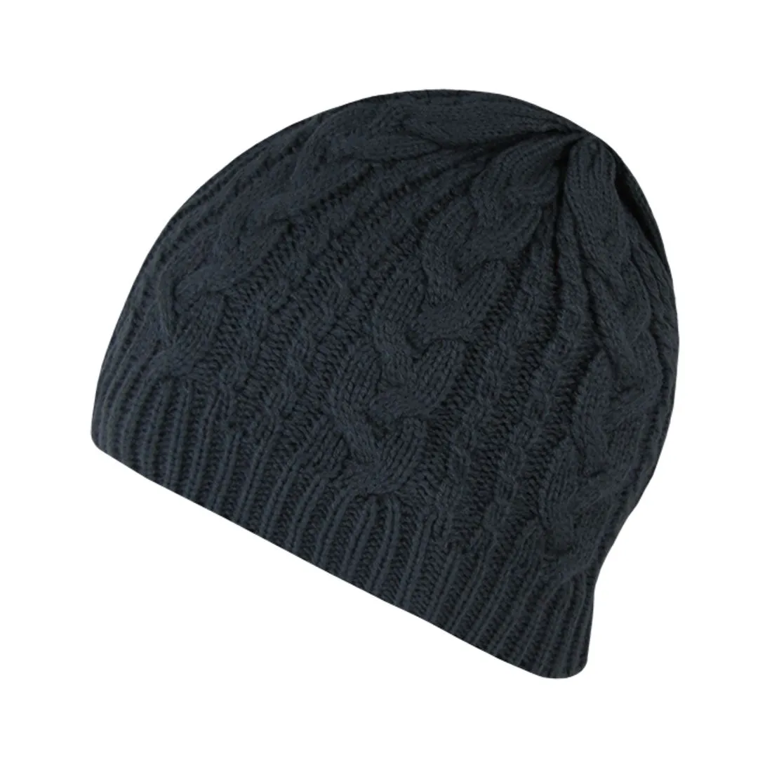 Decky 634 Braided Knit Beanie Hats Soft Stretchy Beanies Ski Winter Warm Caps