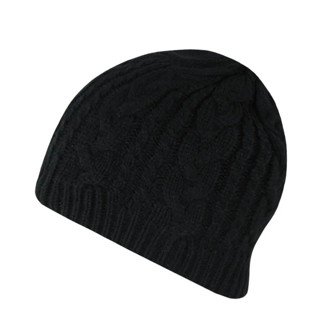 Decky 634 Braided Knit Beanie Hats Soft Stretchy Beanies Ski Winter Warm Caps