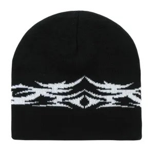 Decky 8012 Tribal Design Knit Beanies Hats Short Uncuffed Caps Ski Skull Winter