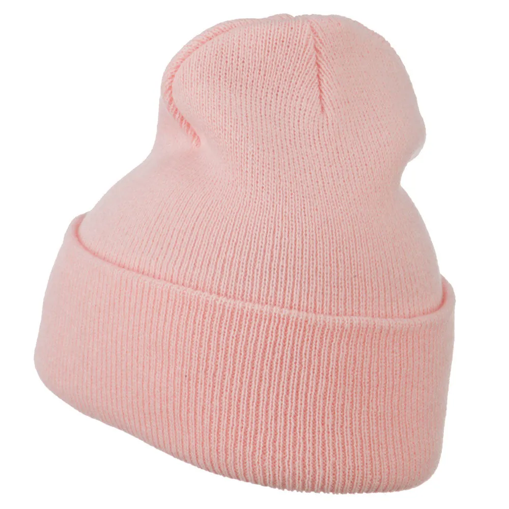 Diamond Embroidered Long Beanie