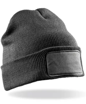 Double-knit Thinsulate printers beanie | Grey