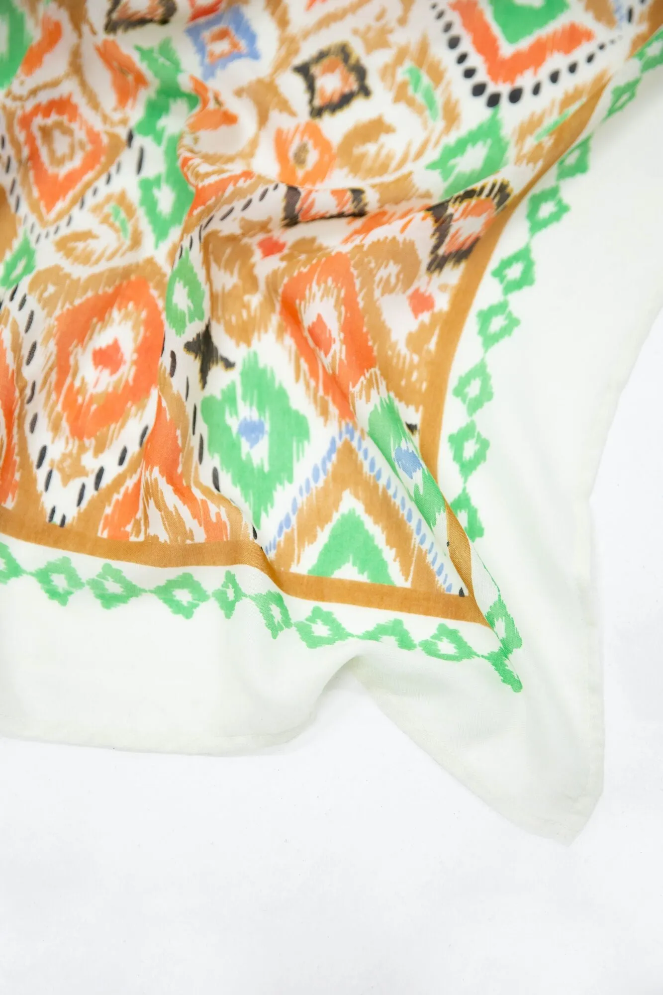 Dusky Peach Printed Scarf